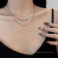 New simple and fashionable female snake-shaped chain hip-hop street style necklace ins clavicle chain